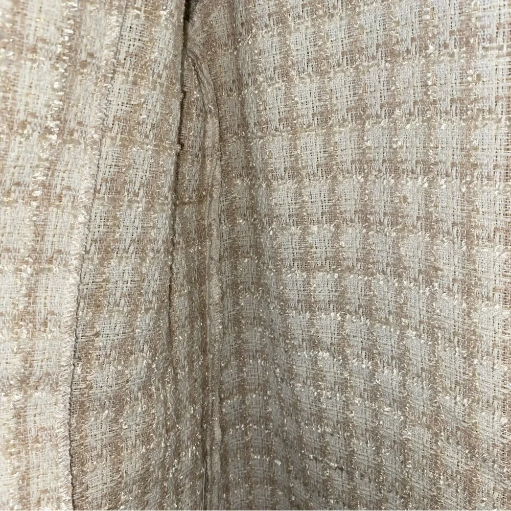 NWT BB Dakota Steve Madden Geek Chic Tweed Ivory Blazer - Picture 4 of 6